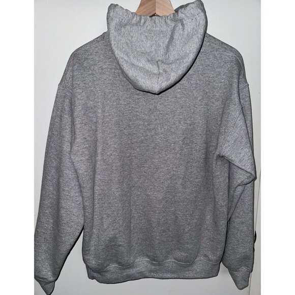 The Female Gaze Hoodie Women Size Medium Light Heather Gray Pullover Sweatshirt - Picture 2 of 6